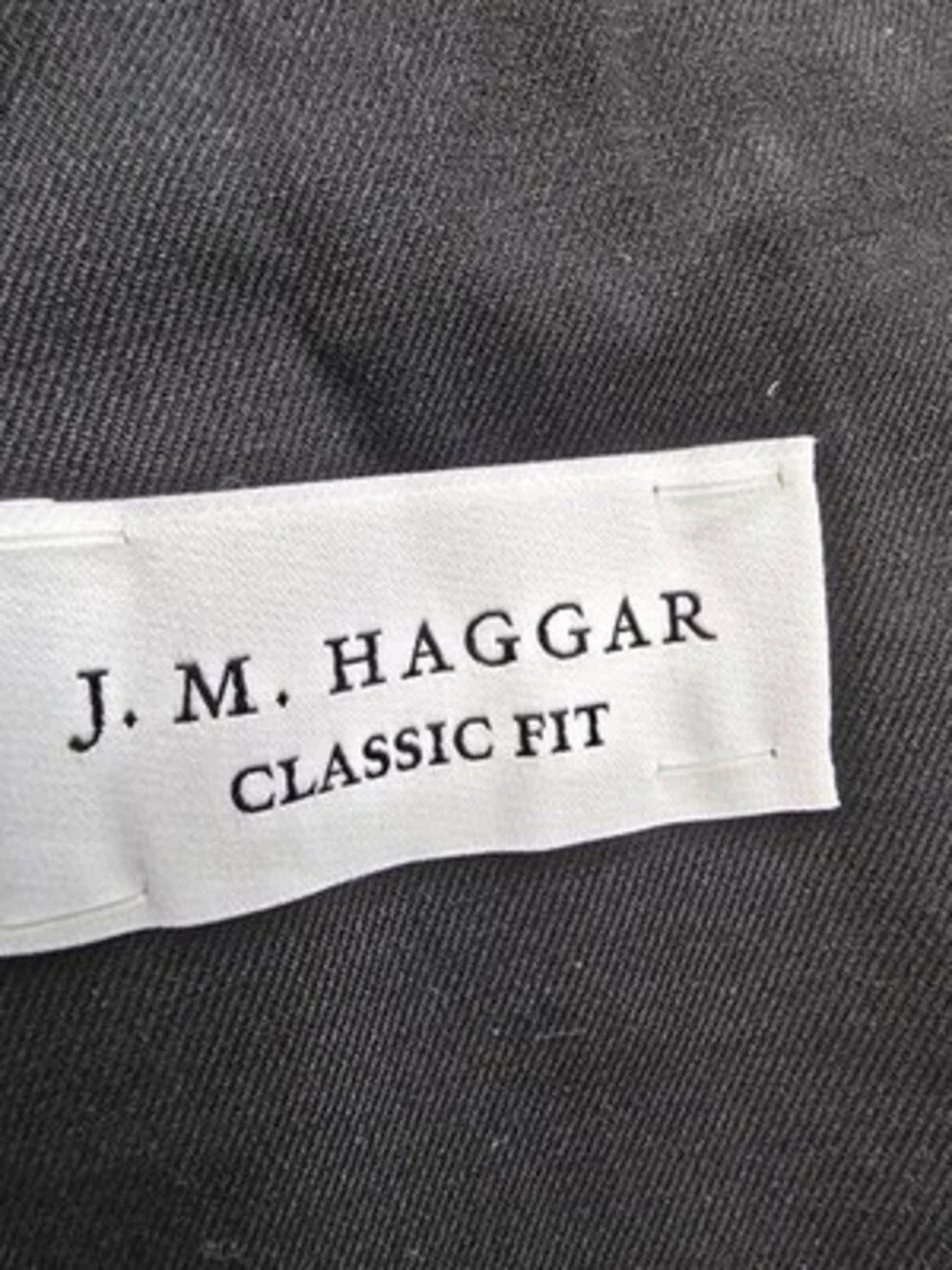 J.M. Haggar Premium Stretch Classic-Fit Suit Jacket Men's 44 Black Long Sleeves